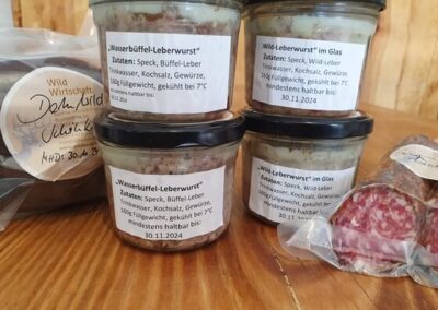 Wurst von der Wildwirtschaft